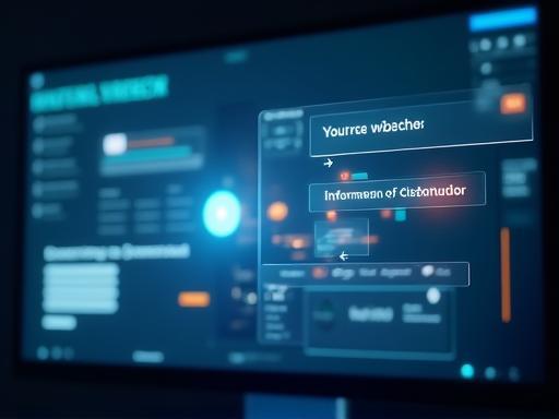 Still frame from a video explainer for a tech product, showing clean graphics and interface demonstration